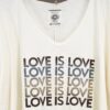 Tee shirt manche longue grande taille love – Image 3