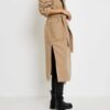 Manteaux long April vintage beige – Image 2