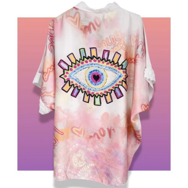 Tunique stars eyes multicolore April Vintage