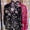 Chemisier noir stars April Vintage – Image 2
