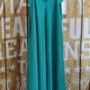 Robe longue fluide unie à bretelles belle taille – Image 3