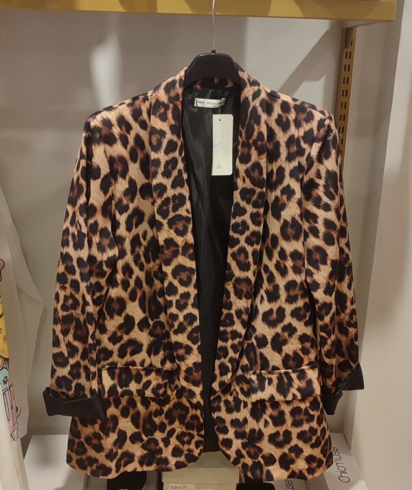 Blazer léopard tendance pour femme