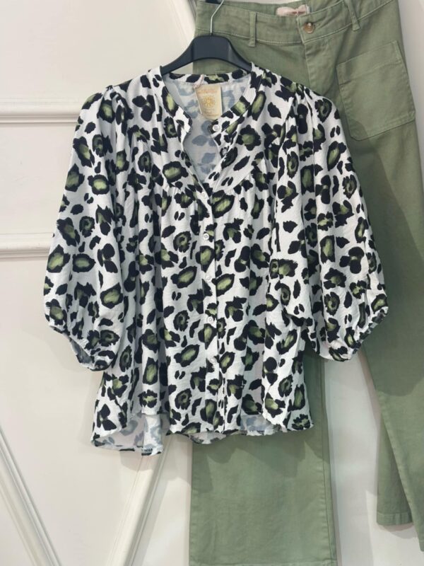 Blouse imprimé léopard