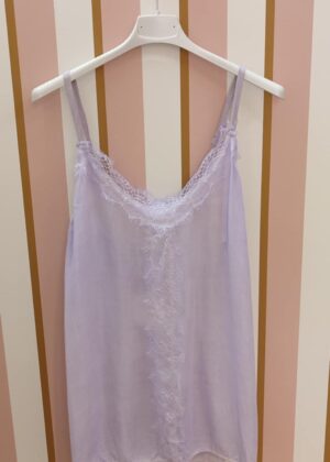 Caraco April Vintage mauve taille unique dentelle