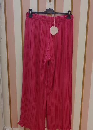 Pantalon plissé April Vintage Taille unique fuchsia