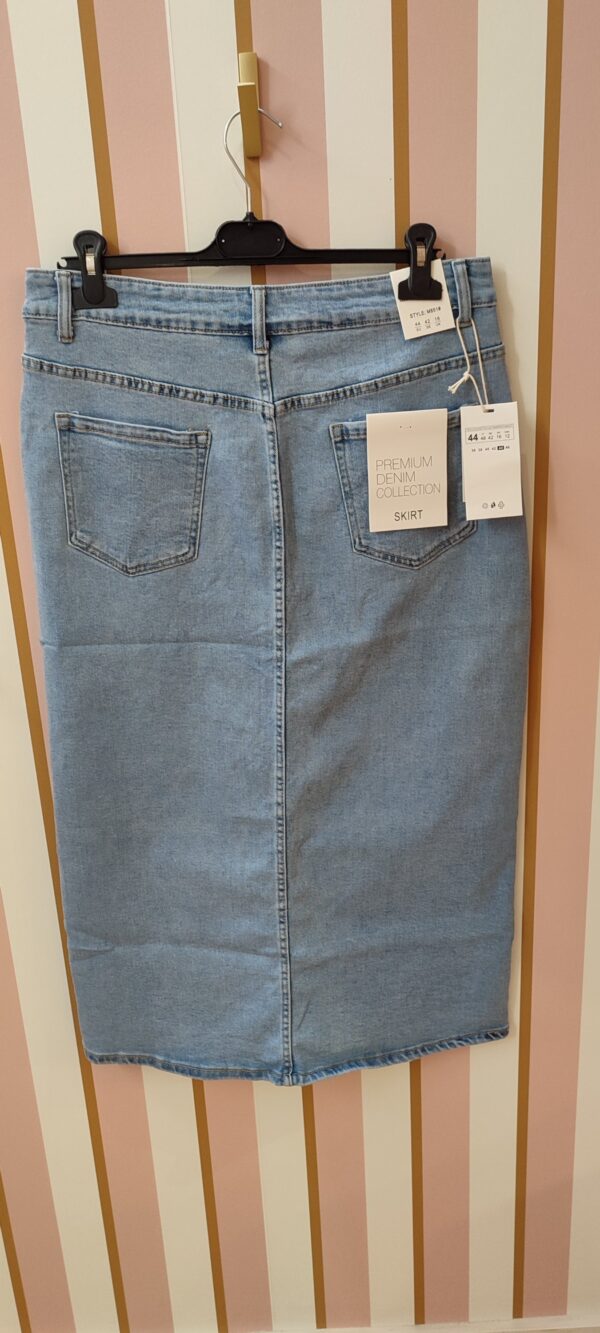 Jupe en jeans longue poches – Image 2