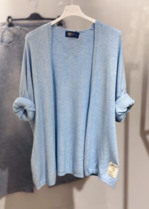 Gilet April Vintage bleu clair  étoile stars