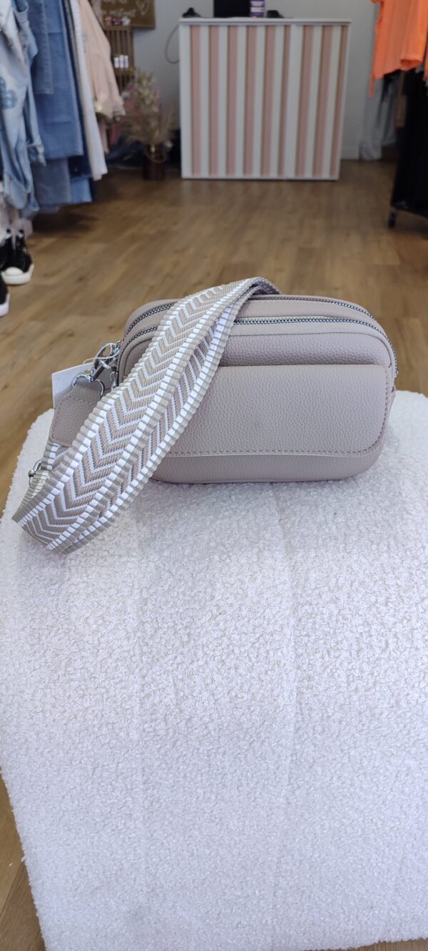 Sac bandoulière pochette beige