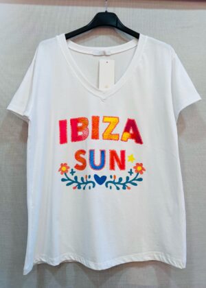Tee-shirt IBIZA multicolore grande taille