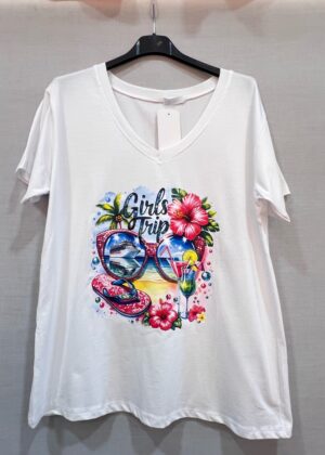 Tee-shirt girls multicolore taille unique