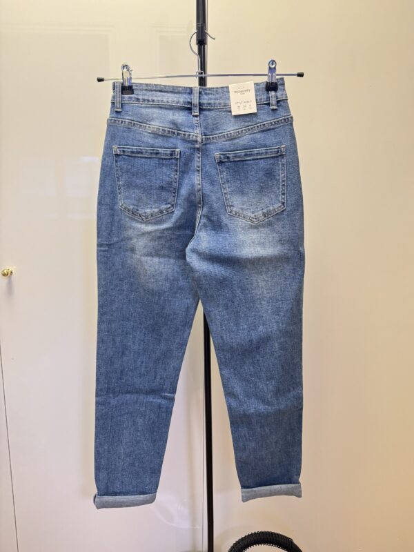 Jeans bleu mom fit – Image 2