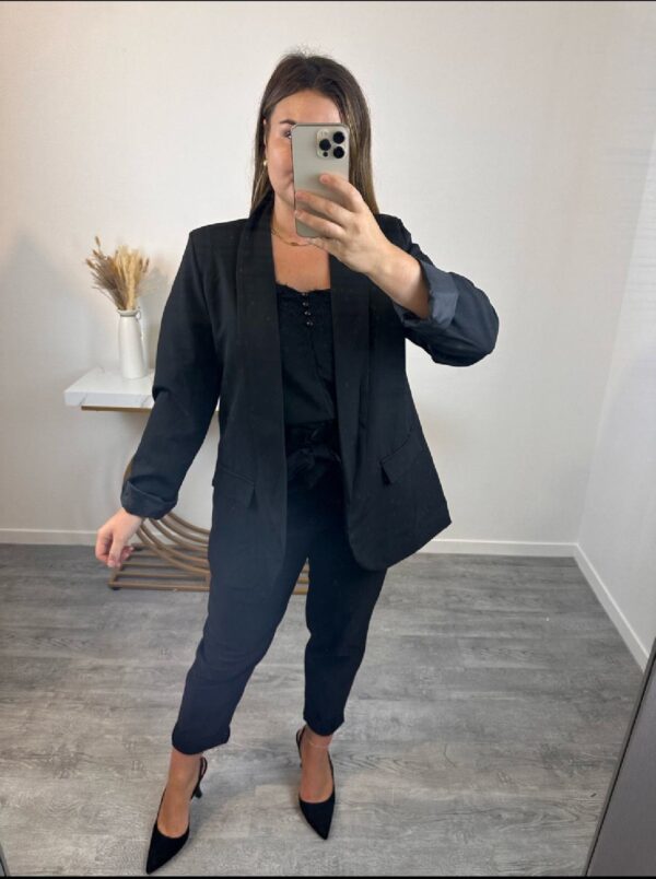 Blazer belle taille noir long taille unique 44/48