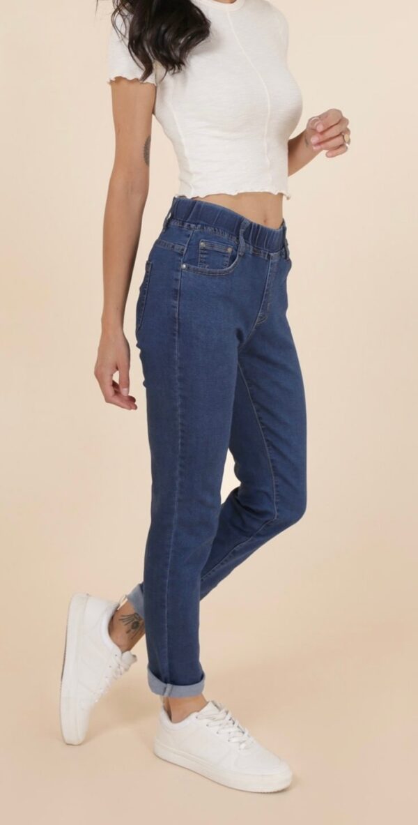 Jeans bleu jegging stretch – Image 2