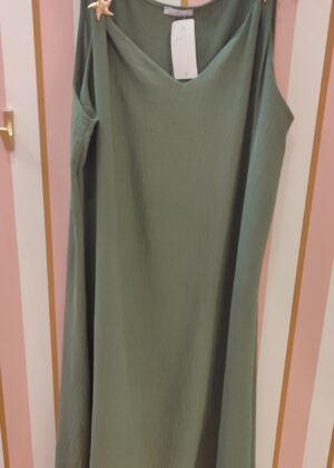 Robe belle taille étoile de mer kaki