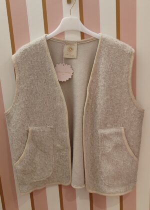 Bolero April Vintage laine beige clair