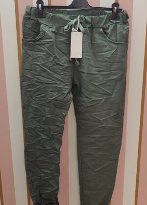 Pantalon magique kaki extensible