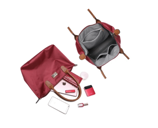 Sac à main Gallantry cabas bordeaux – Image 2