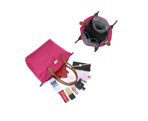 Sac à main Gallantry cabas fuschia – Image 4