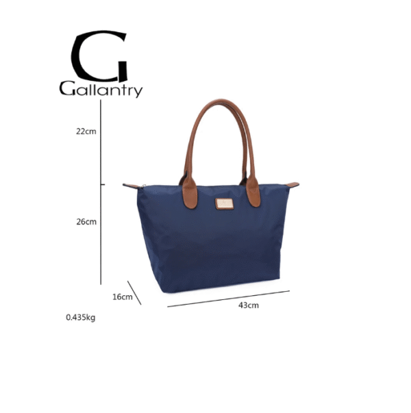 Sac à main Gallantry cabas bleu marine – Image 2