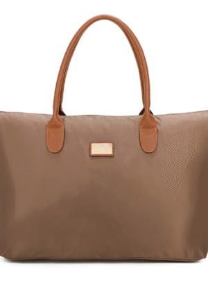 Sac à main Gallantry cabas bandoulière sac weekend marron