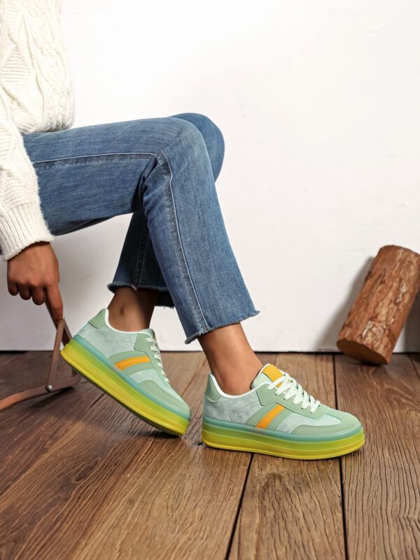 Basket fruit green menthe et jaune