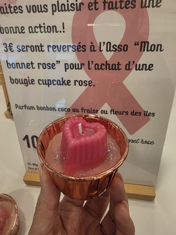 Bougies octobre rose