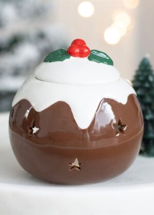 Brûleur à fondants parfumés pudding de noël