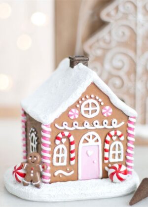 Porte encens coniques maison de noël