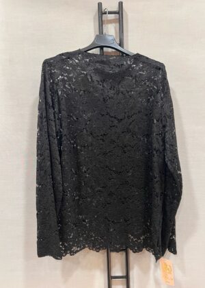 Top dentelle grande taille noir