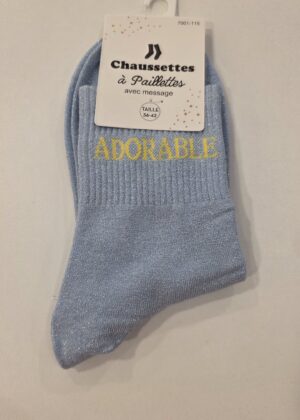 Chaussettes à paillettes adorable