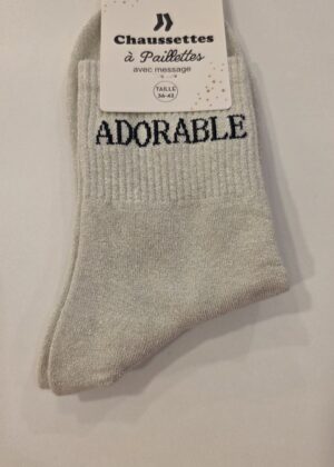 Chaussettes à paillettes adorable
