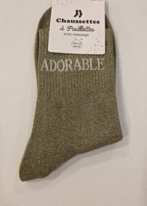 Chaussettes à paillettes adorable