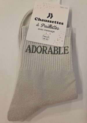 Chaussettes à paillettes adorable