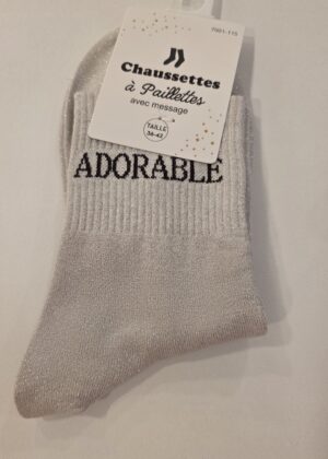 Chaussettes à paillettes adorable