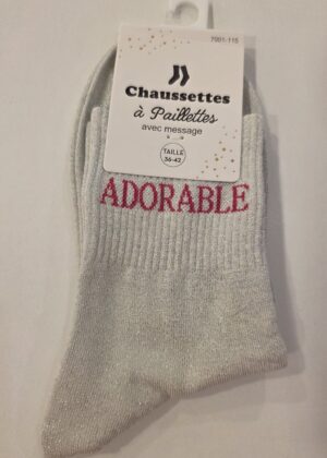 Chaussettes à paillettes adorable