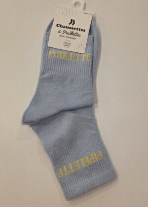 Chaussettes à paillettes poulette pipelette