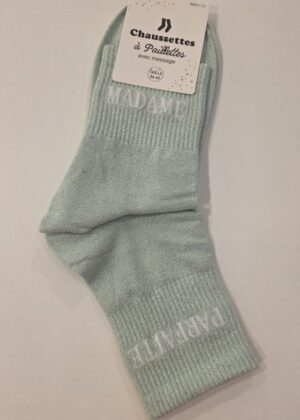 Chaussettes à paillettes madame parfaite