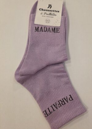 Chaussettes à paillettes madame parfaite