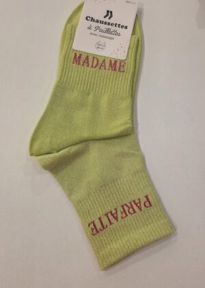 Chaussettes à paillettes madame parfaite