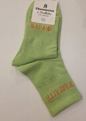 Chaussettes à paillettes madame parfaite