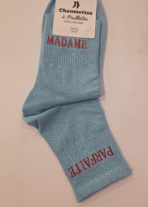 Chaussettes à paillettes madame parfaite