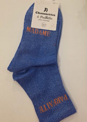 Chaussettes à paillettes madame parfaite