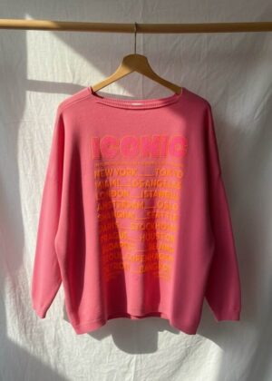 Gilet April Vintage rose pastel iconic rose