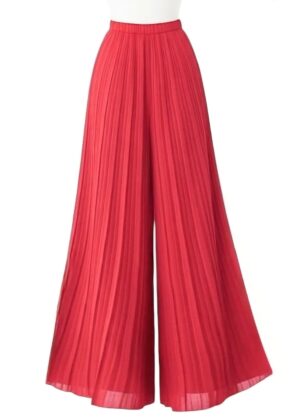 Pantalon magique framboise Alma plissé 34 au 50