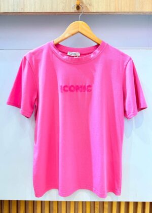 Tee-shirt grande taille fushia Iconic