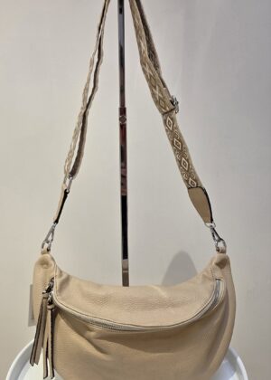Sac banane bandoulière xl beige