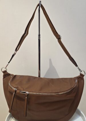 Sac banane bandouliere camel maxi xxl