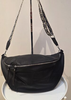 Sac banane bandouliere noir maxi xxl
