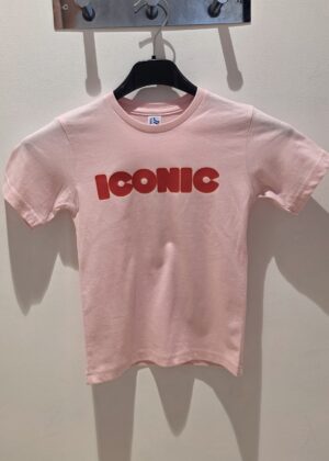 Tee-shirt Iconic enfant rose villes dans le dos