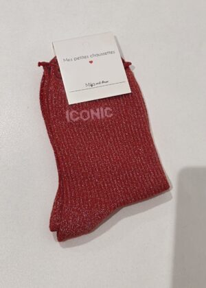 Chaussettes à paillettes Iconic